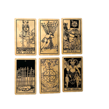 Load image into Gallery viewer, The Tea-Stained Tarot & Guide | LINEN FINISH | Made in USA |