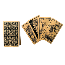 Load image into Gallery viewer, The Tea-Stained Tarot &amp; Guide | LINEN FINISH | Made in USA |
