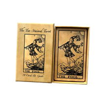 Load image into Gallery viewer, The Tea-Stained Tarot &amp; Guide | LINEN FINISH | Made in USA |

