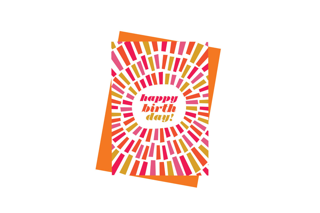 Happy Birthday Card - Pink