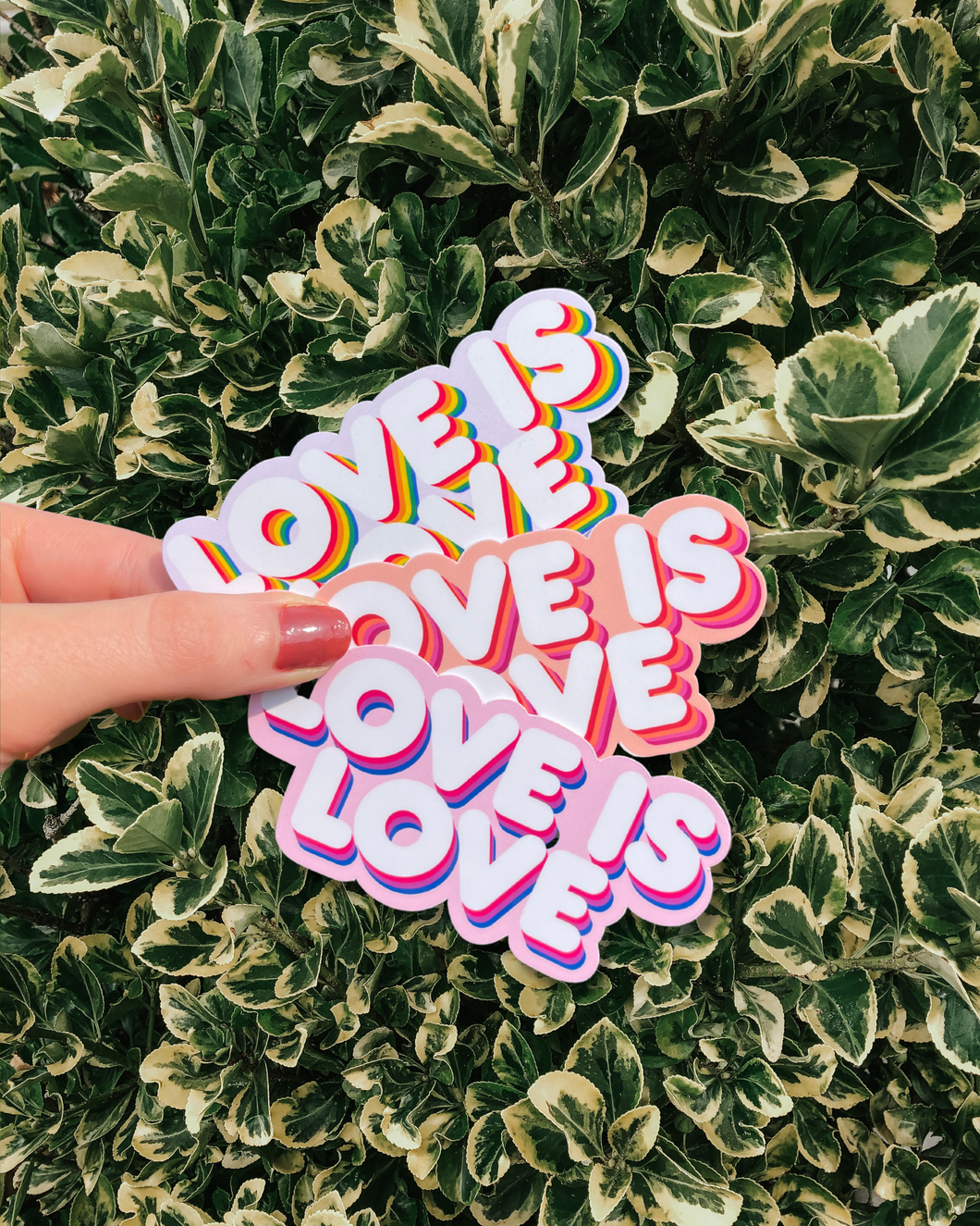LGBTQ Love is Love Stickers