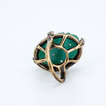 Load image into Gallery viewer, Vintage Jade Glass Ring
